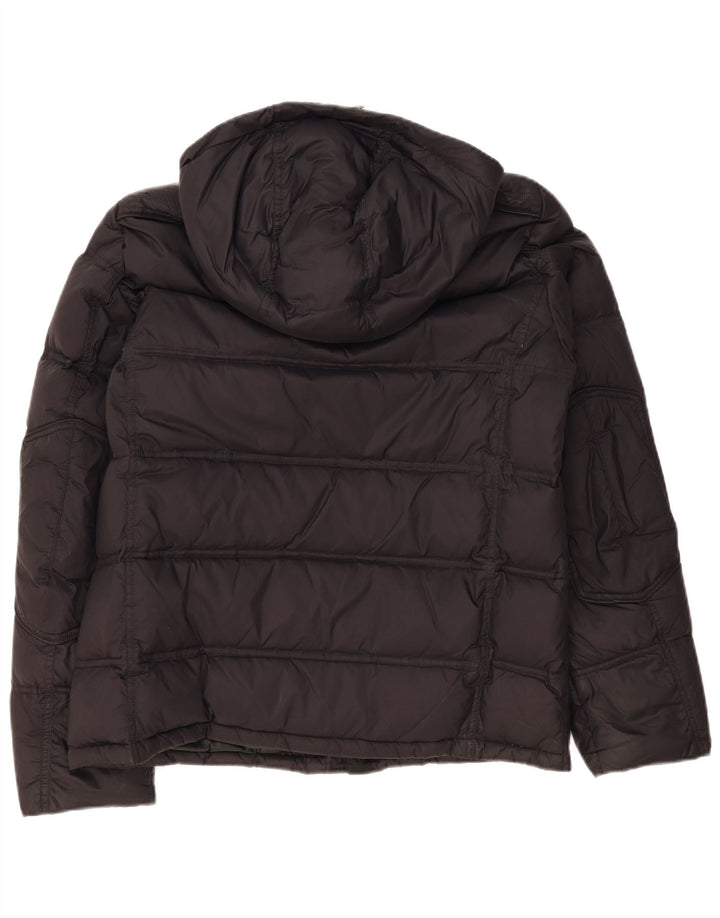 Jachetă căptușită cu glugă Blauer pentru bărbați UK 42 Poliamidă neagră mare