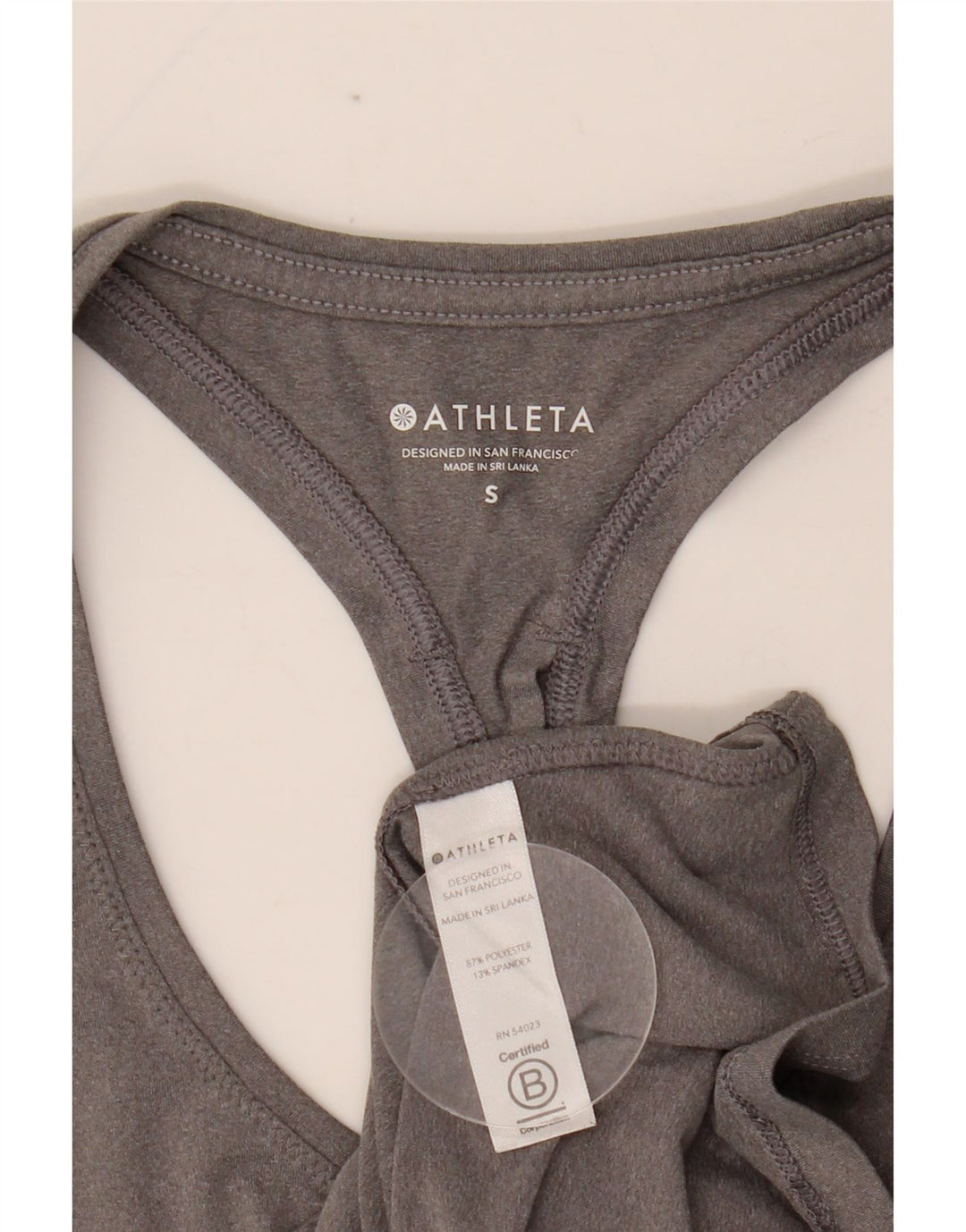 Vest Top pentru femei ATHLETA UK 8 Small Gri Poliester