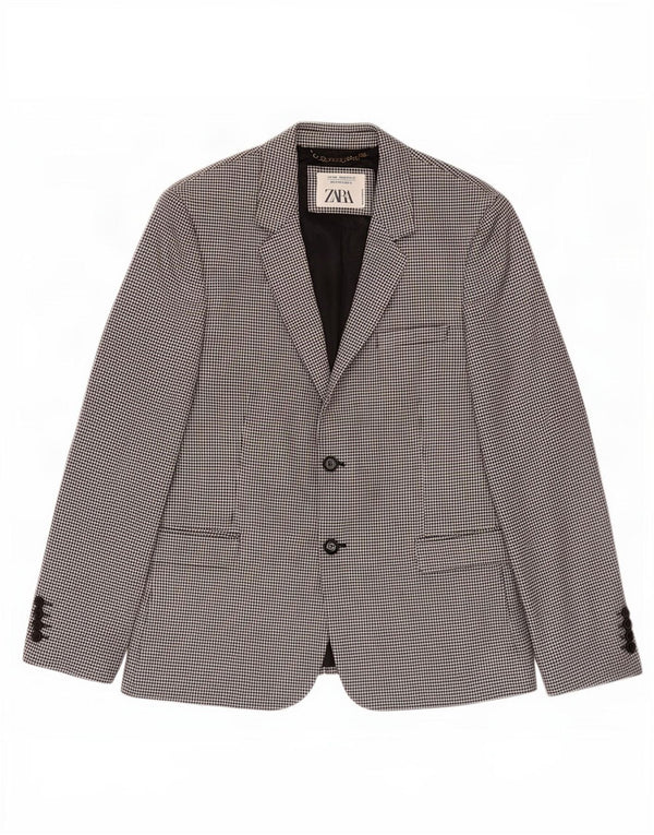 Blazer pentru bărbați Zara, cu 2 nasturi, EU 52, mare, negru