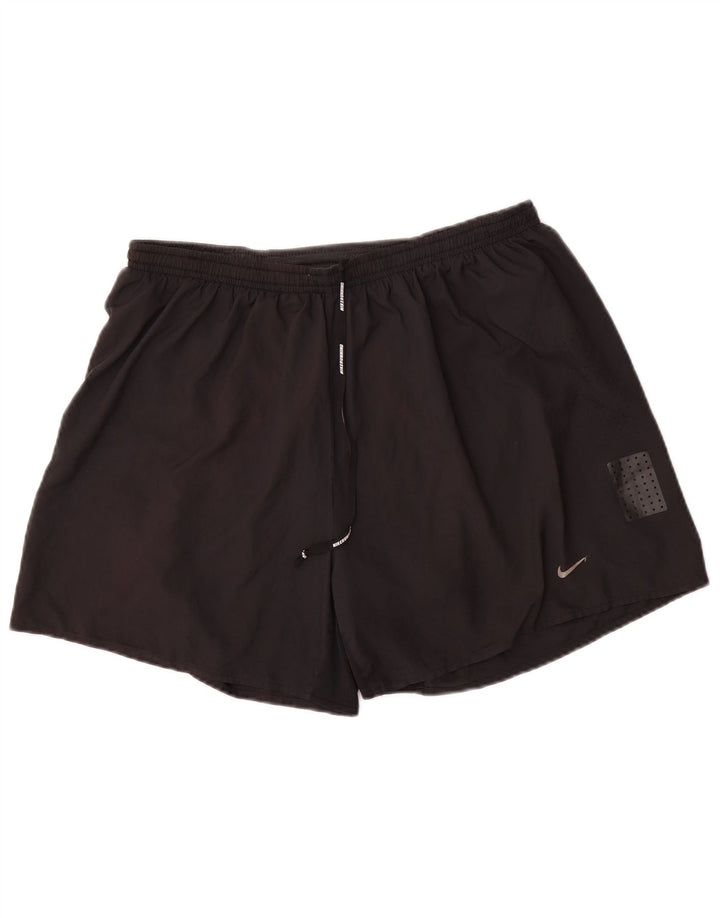 Pantaloni scurți sport Nike Dri Fit pentru bărbați XL, poliester negru