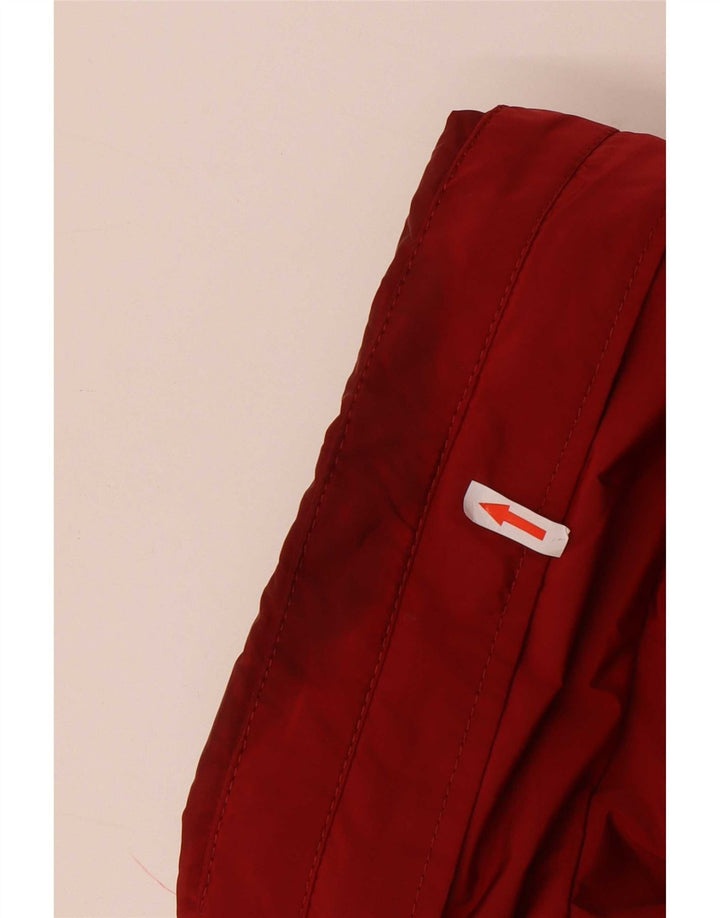 Jachetă căptușită cu glugă pentru bărbați Zara UK 44 2XL Poliester roșu