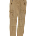 Pantaloni cargo slim pentru femei Zara EU 38 Mici L28 L28 Bej