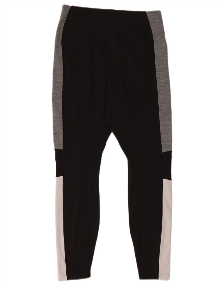 Leggings Nike Dri Fit pentru femei UK 12 Medium Black Colorblock Poliester
