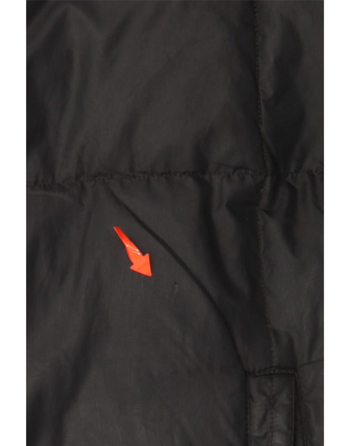 TOMMY HILFIGER Jachetă căptușită cu glugă pentru bărbați UK 42 XL Poliester negru