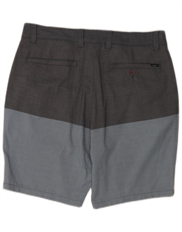 Pantaloni scurți chino pentru bărbați O'Neill W33, bumbac color bloc, gri mediu