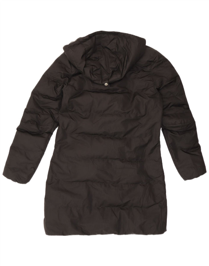 Palton căptușit cu glugă pentru femei Helly Hansen UK 10 Poliester negru mic