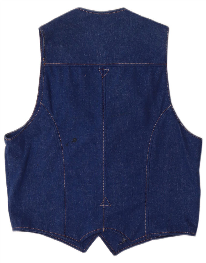 Vestă de blugi pentru femei VINTAGE UK 14 Medium Blue