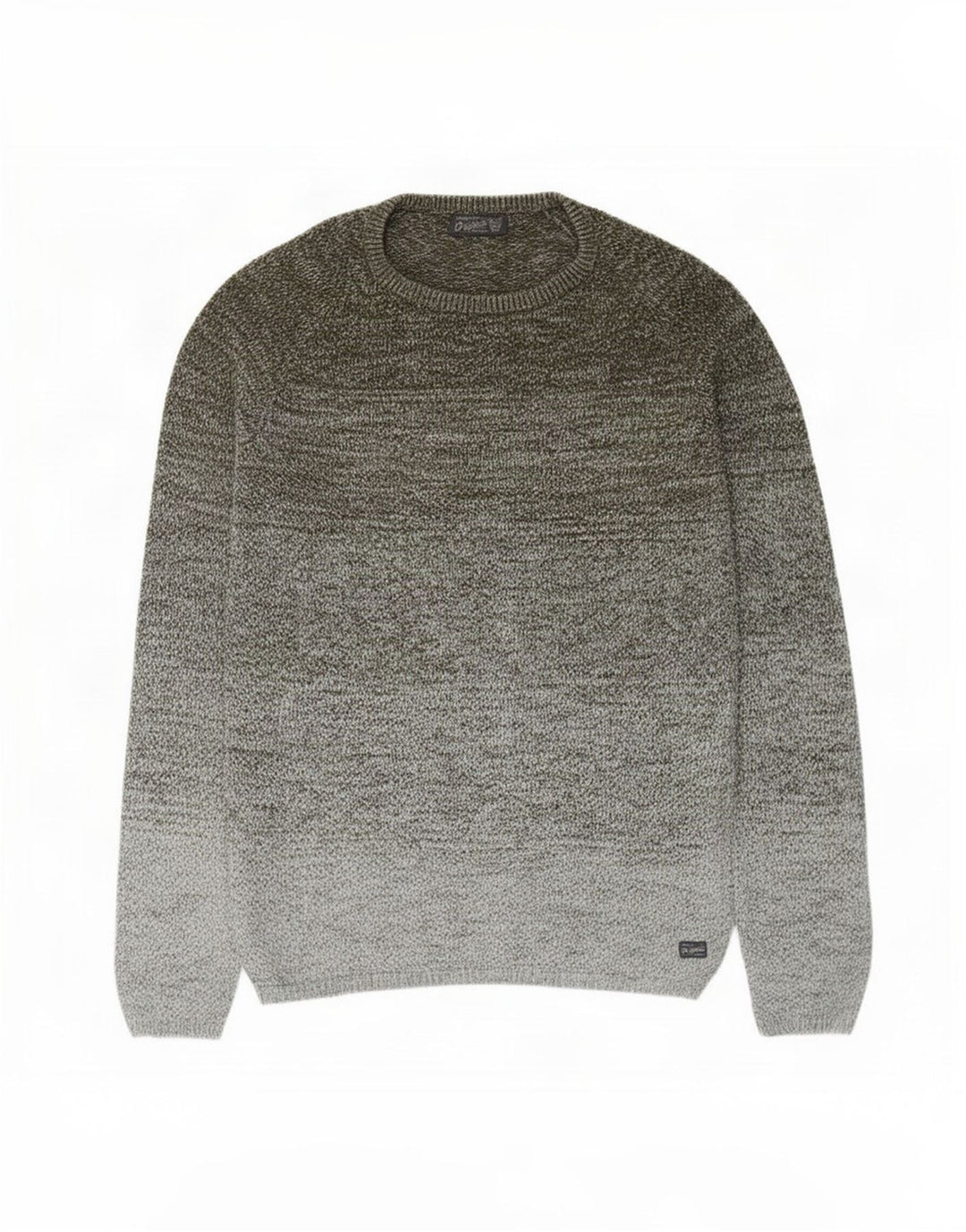 Pulover Jack & Jones pentru bărbați, cu gât de barcă, mare, pete kaki