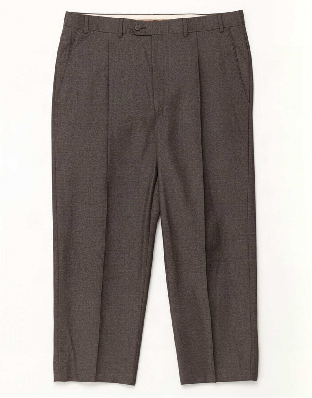 Marks & Spencer Pantaloni de costum crop pentru bărbați L36 L24 Lână gri