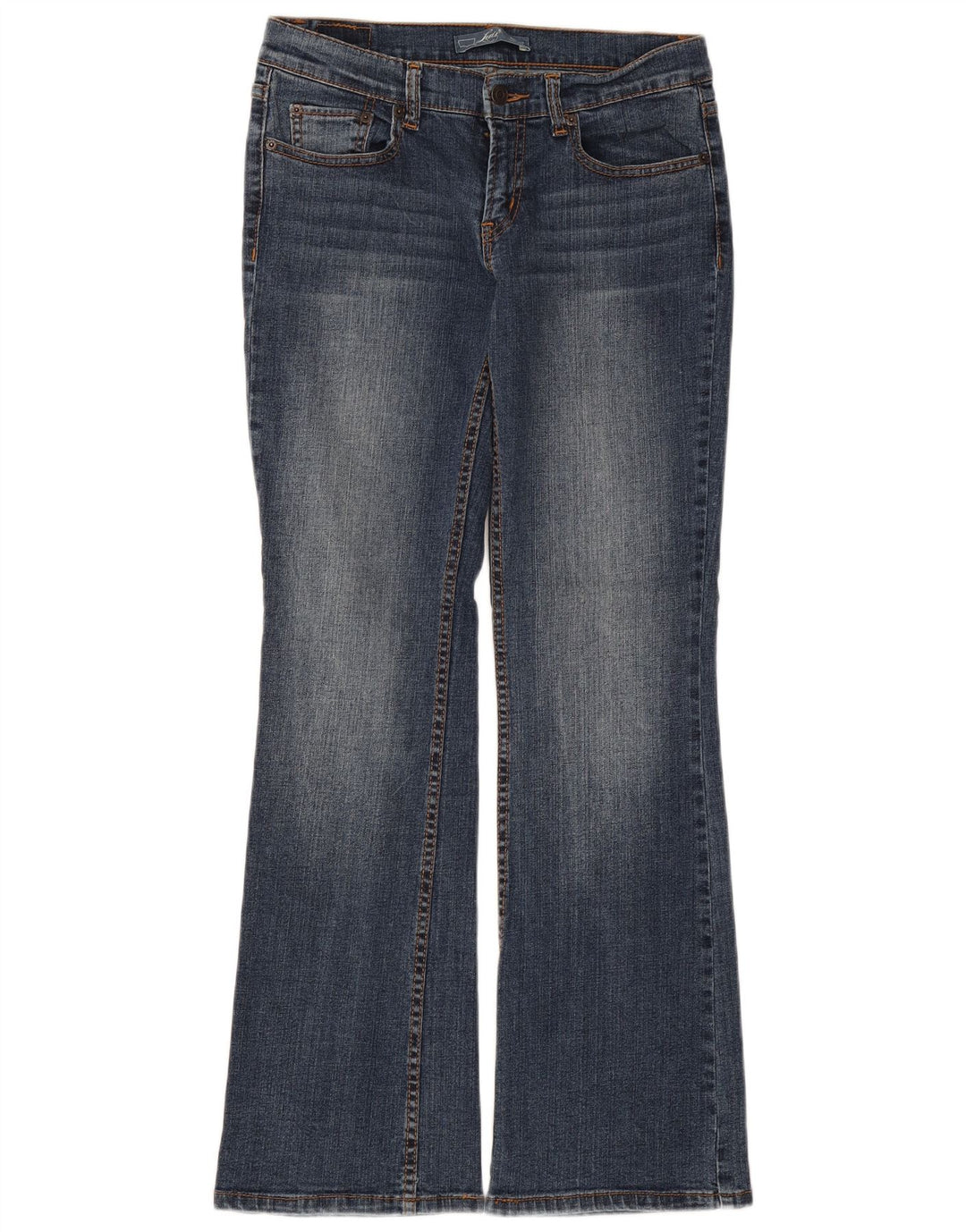 Blugi evazați pentru femei Levi's US 7 Medium W30 L31 Bumbac albastru