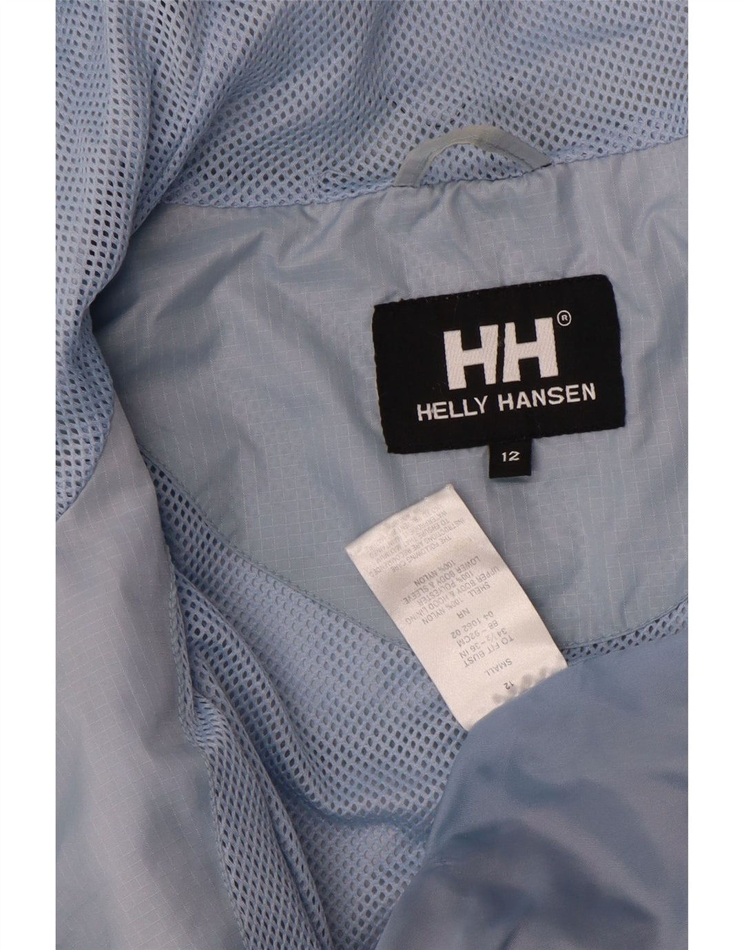 Jachetă de vânt cu glugă Helly Hansen pentru băieți 11-12 ani, albastru, color block