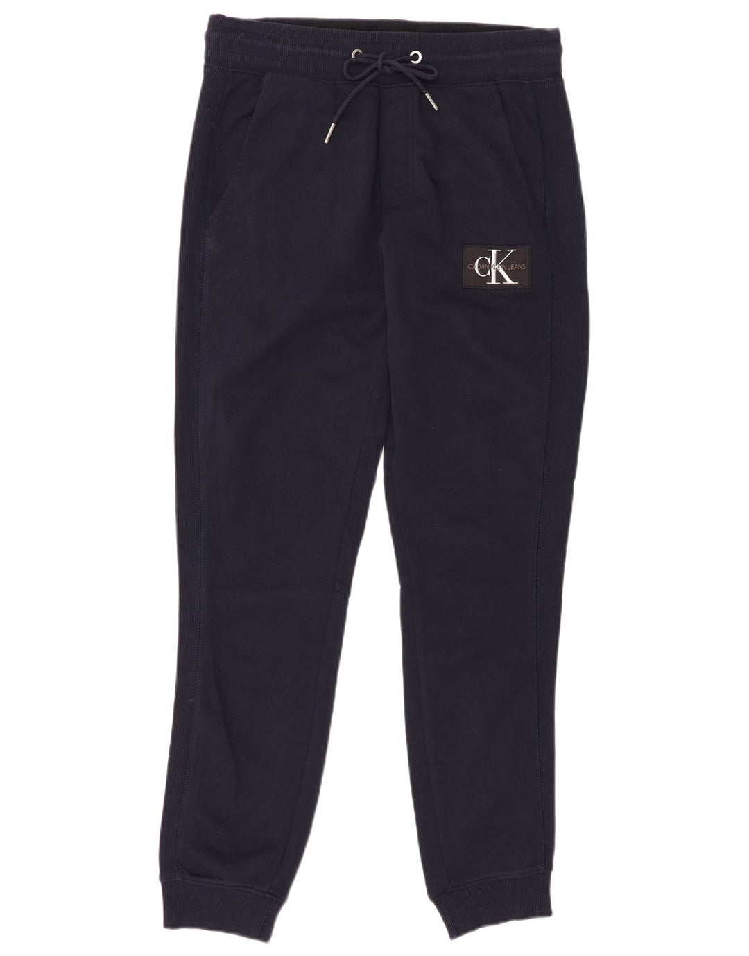 Calvin Klein Pantaloni de trening pentru bărbați Pantaloni de jogging Mediu Bumbac bleumarin