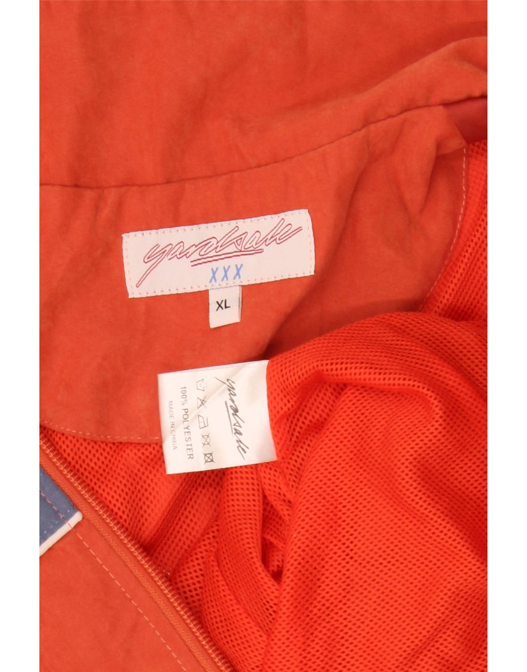 Jachetă de trening grafică Yardsale pentru bărbați, XL, portocaliu, poliester