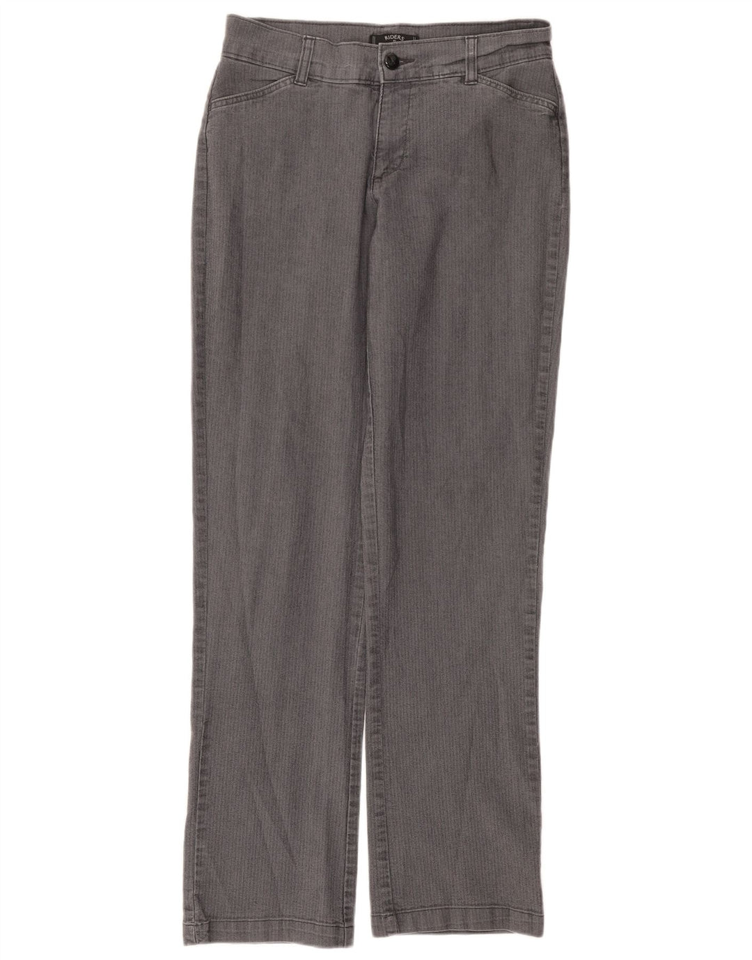 Pantaloni casual LEE Riders pentru femei US 8 Medium W30 L32 Gri Herringbone
