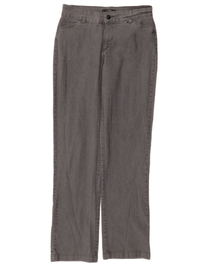 Pantaloni casual LEE Riders pentru femei US 8 Medium W30 L32 Gri Herringbone