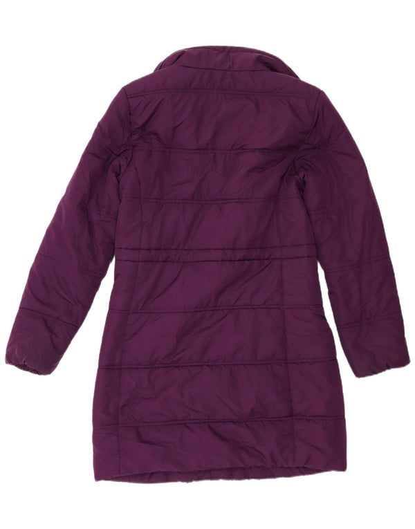 Palton căptușit pentru femei Marks & Spencer UK 10 Poliester violet mic