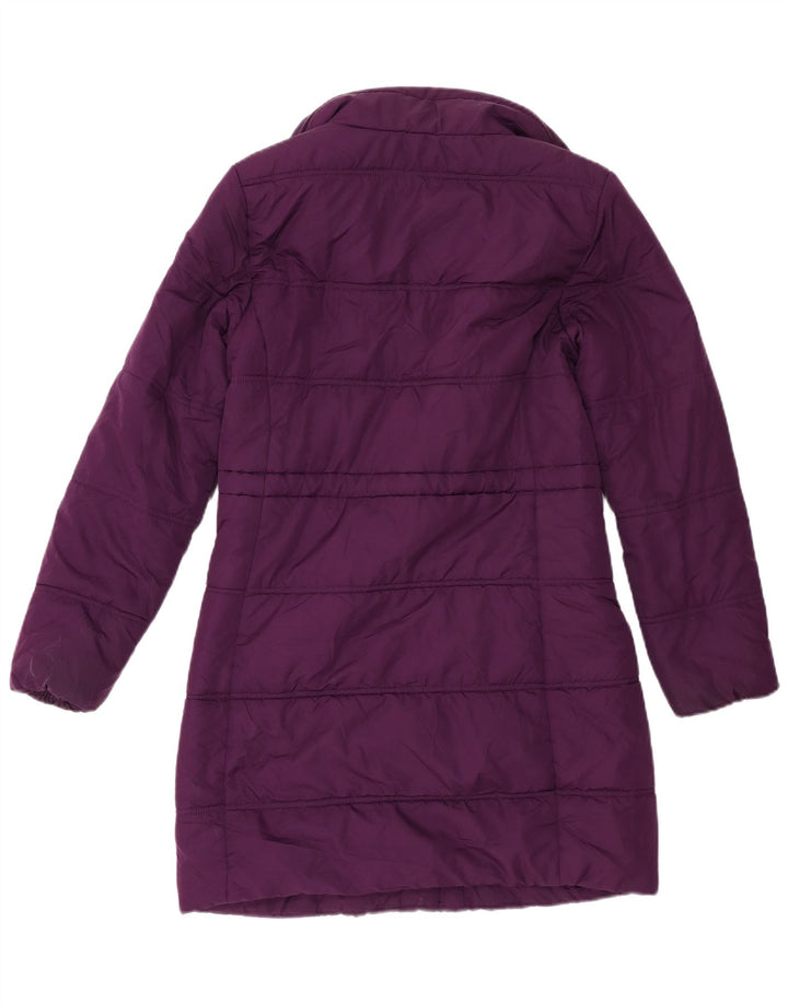 Palton căptușit pentru femei Marks & Spencer UK 10 Poliester violet mic