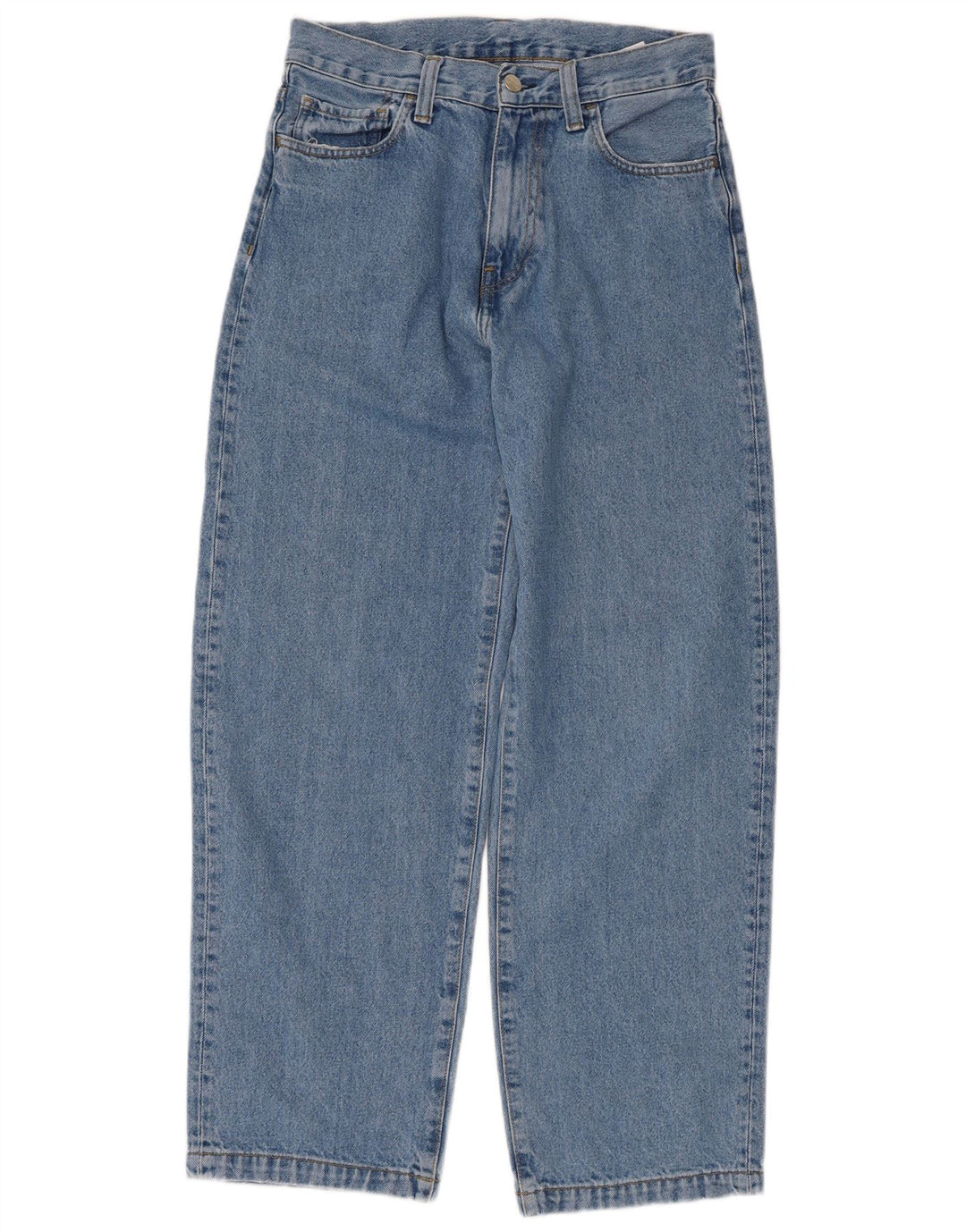 Blugi conici pentru femei cu talie înaltă CARHARTT W27 L28 bumbac albastru