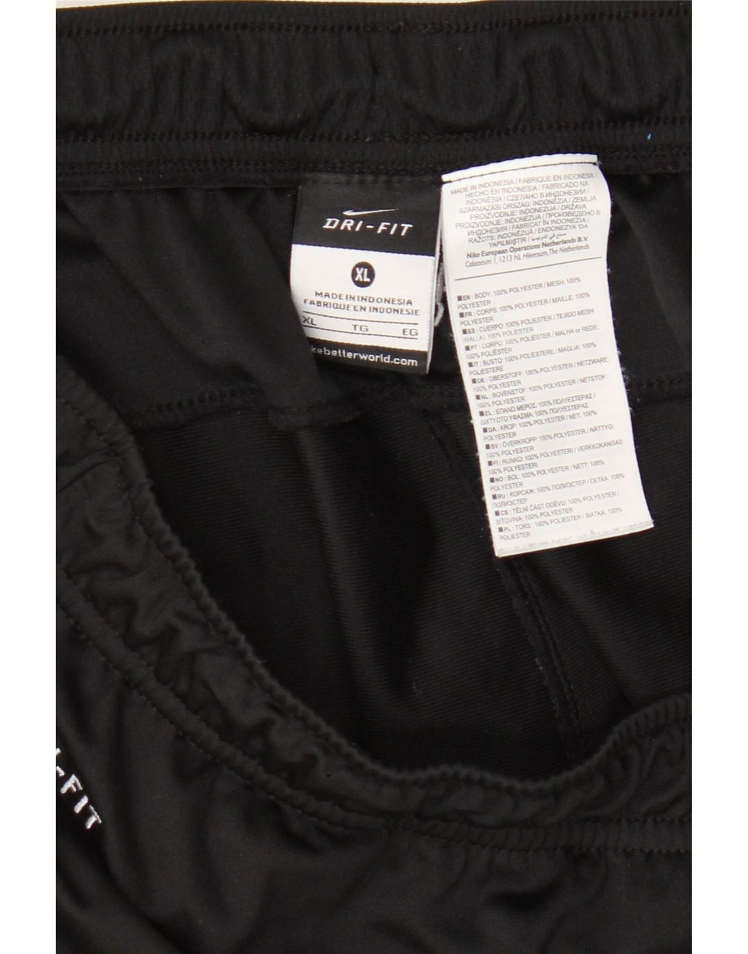 Pantaloni scurți sport Nike Dri Fit pentru bărbați XL, poliester negru