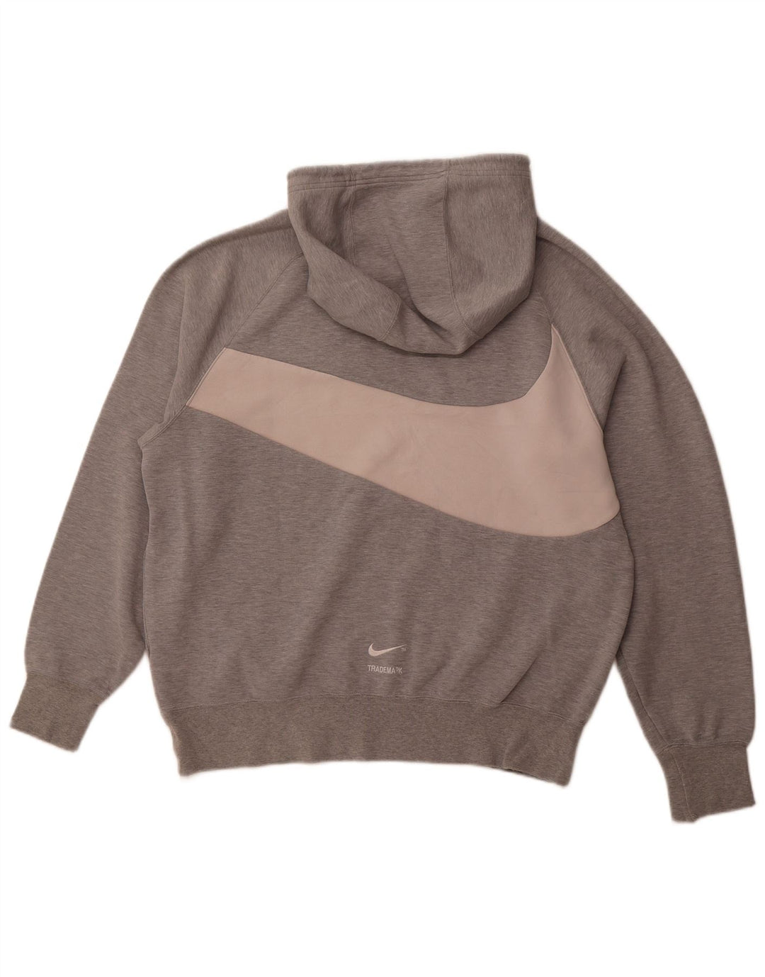 Pulover NIKE pentru bărbați, cu capota, mare, gri, bumbac