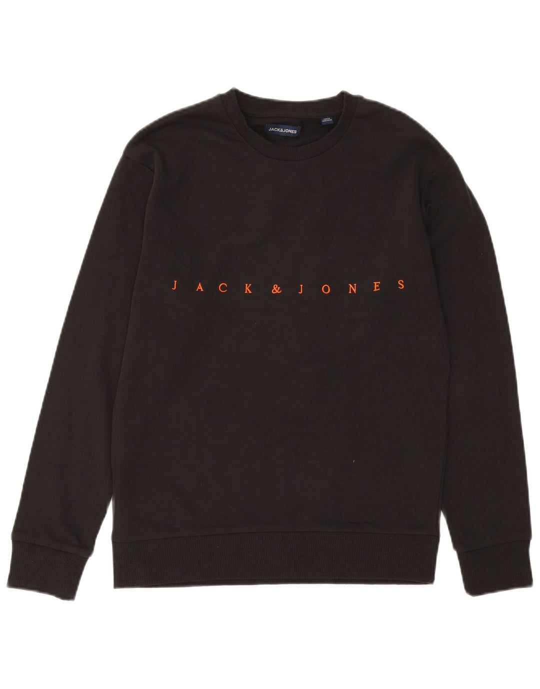 Pulover cu grafică Jack & Jones pentru bărbați, bumbac, gri mediu