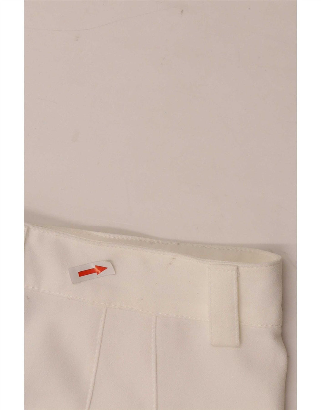 Pantaloni Drepți Casual Zara Femei Mici L26 L32 Poliester Alb