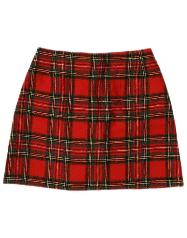 Fustă A-Line Vintage pentru femei W26 Small Red Check