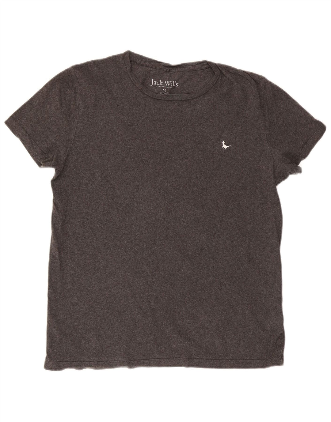 Tricou Jack Wills pentru bărbați Top din bumbac gri mediu