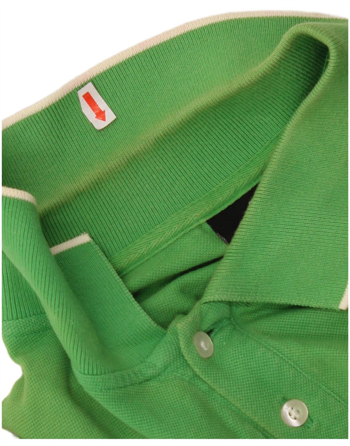 FILA Mens Polo Shirt XL Green Cotton