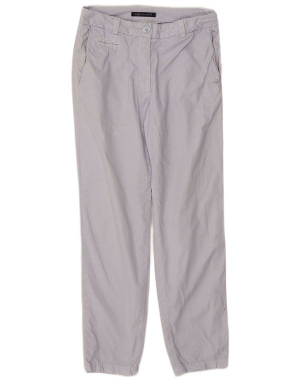 Pantaloni chino drepti pentru femei Marks & Spencer UK 8 Small W26 L27 Blue