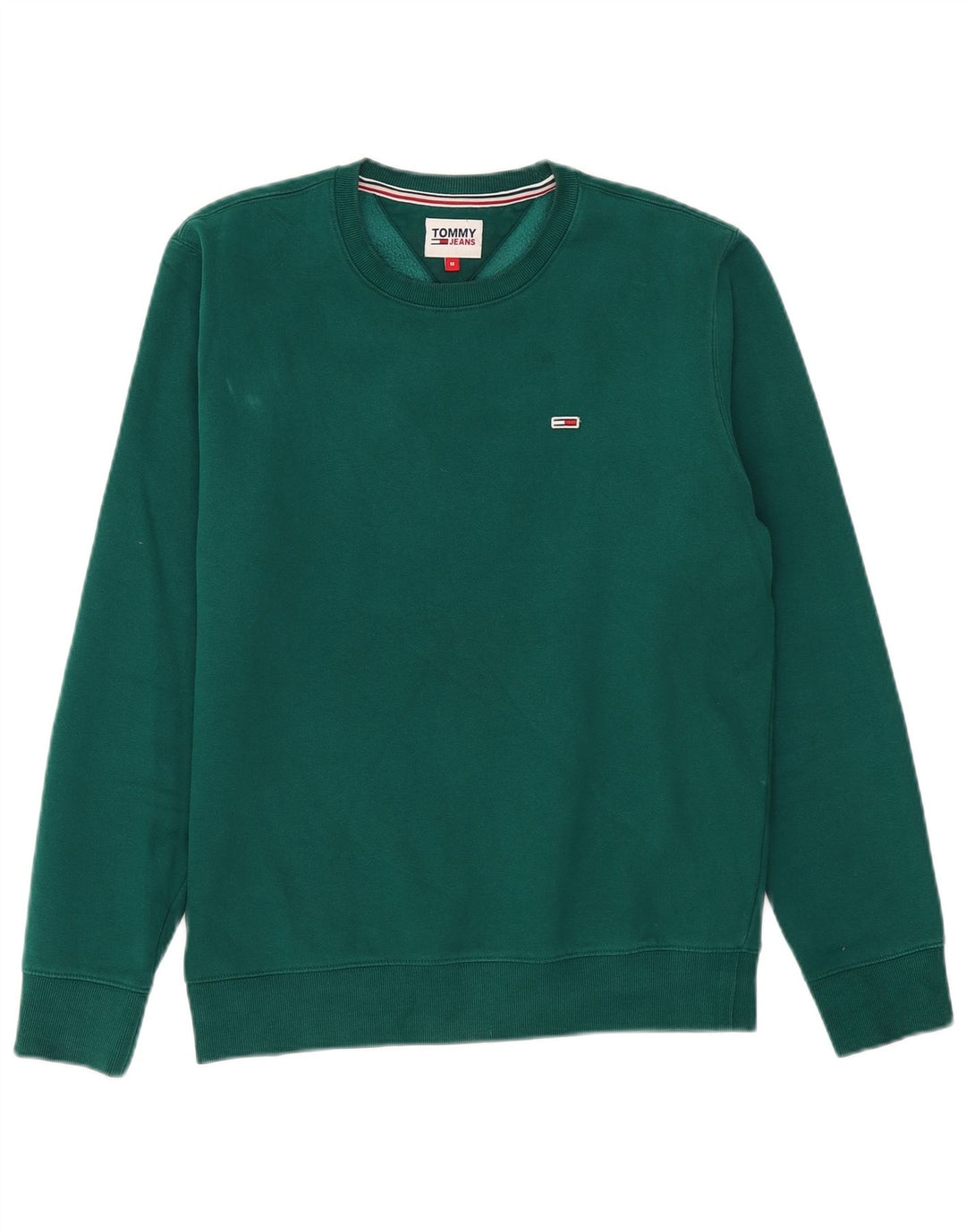 Hanorac pentru bărbați Tommy Hilfiger Pulover din bumbac verde mediu