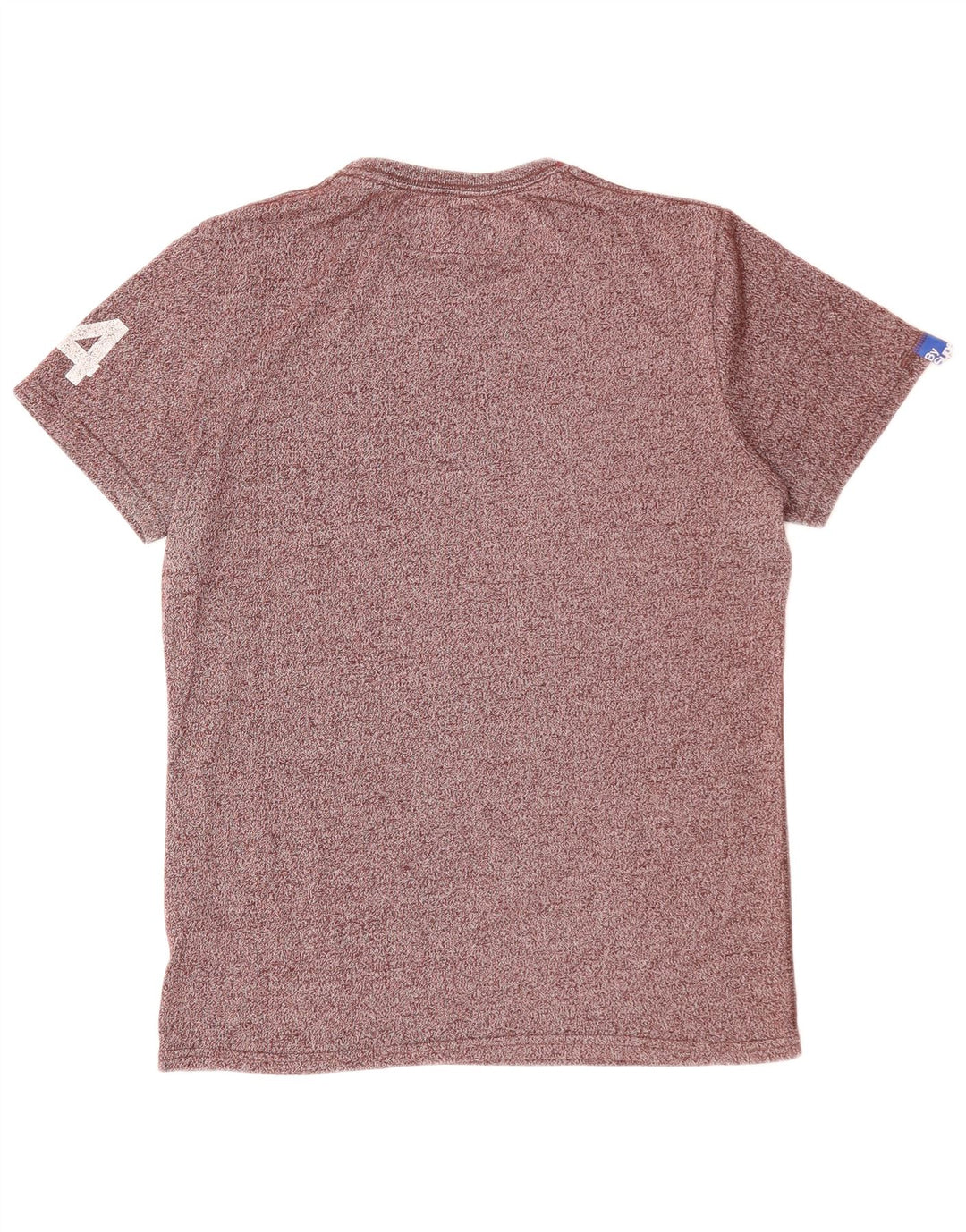 Tricou grafic pentru bărbați SUPERDRY Top mare din bumbac mov cu pete