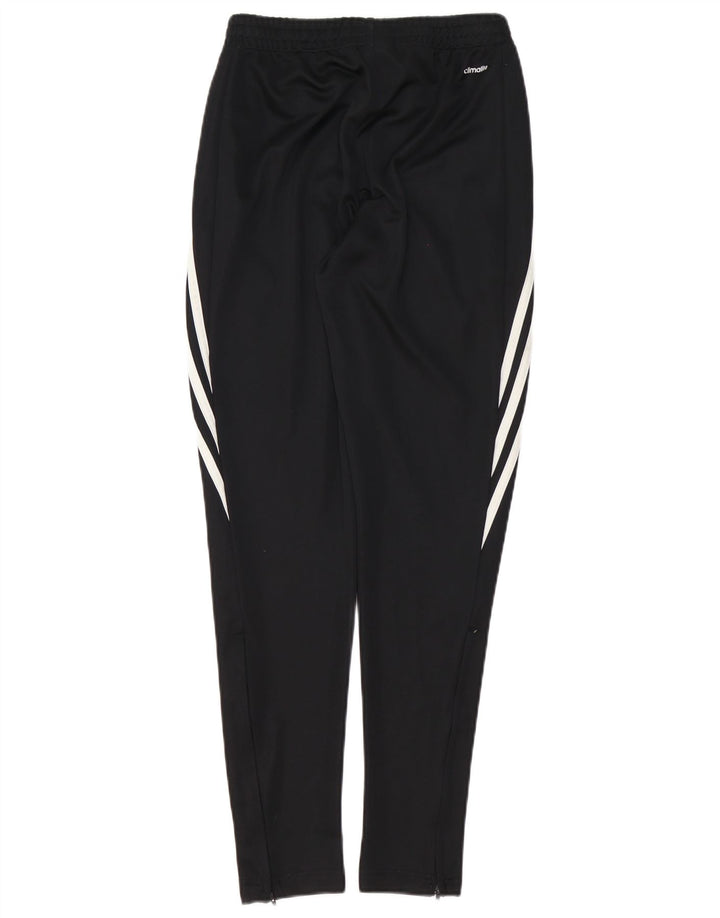 Pantaloni de trening Adidas Climalite pentru bărbați, poliester negru mic