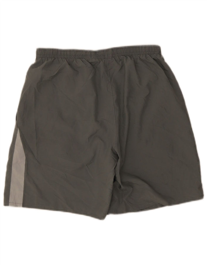 Pantaloni scurți sport Nike Dri Fit pentru bărbați, gri mici, poliester color bloc