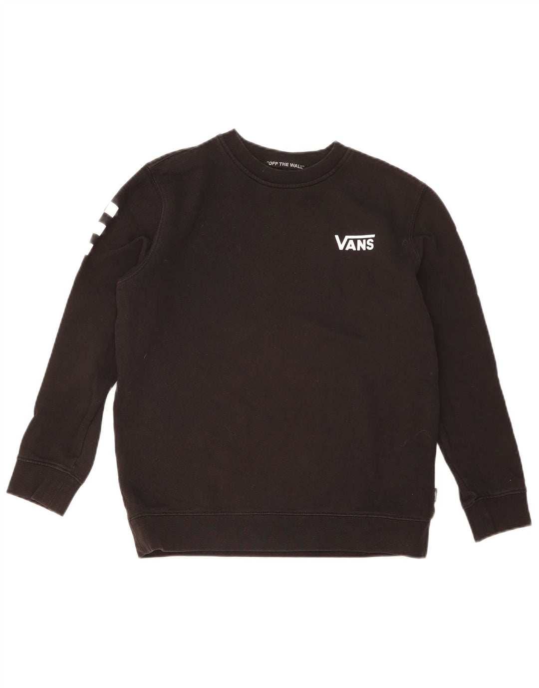 Pulover cu grafic pentru femei Vans UK 16, mare, negru, bumbac