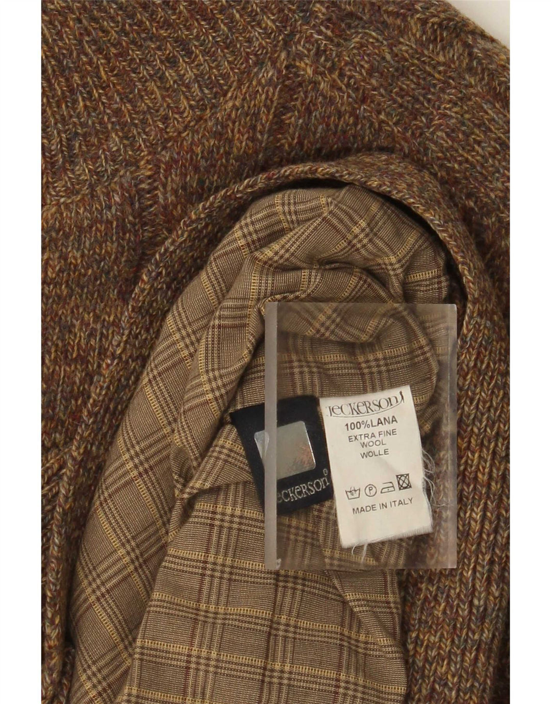 Pulover cardigan pentru bărbați Jeckerson, maro mare