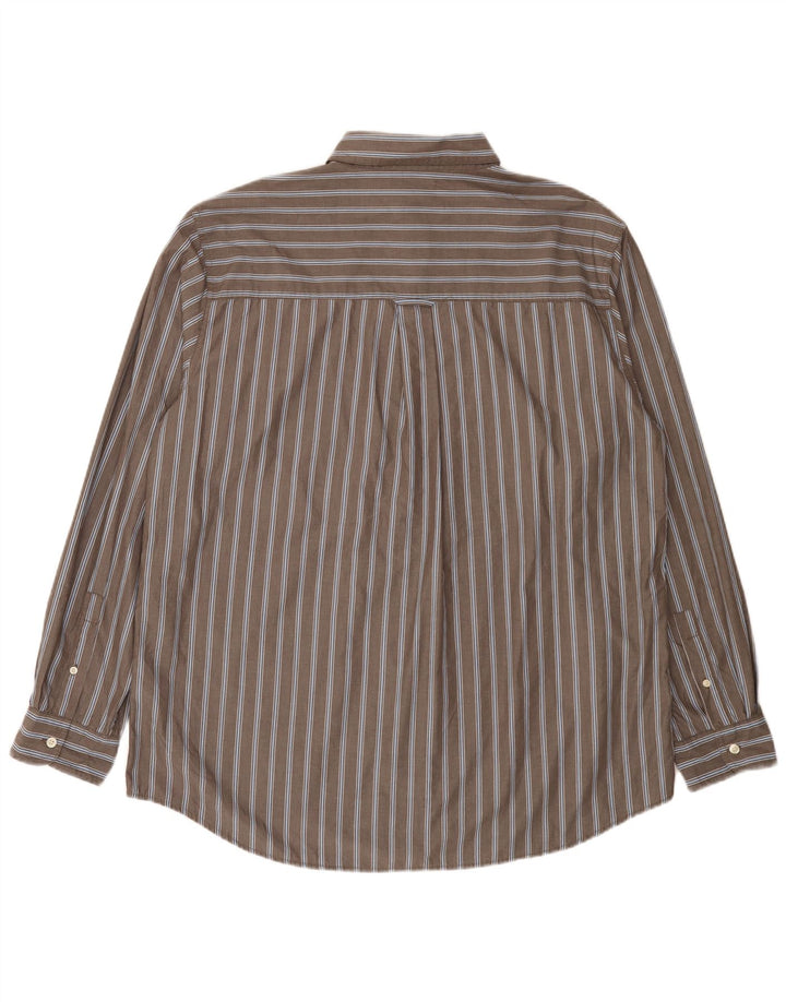 Cămașă pentru bărbați Chaps Easy Care XL, bumbac cu dungi gri