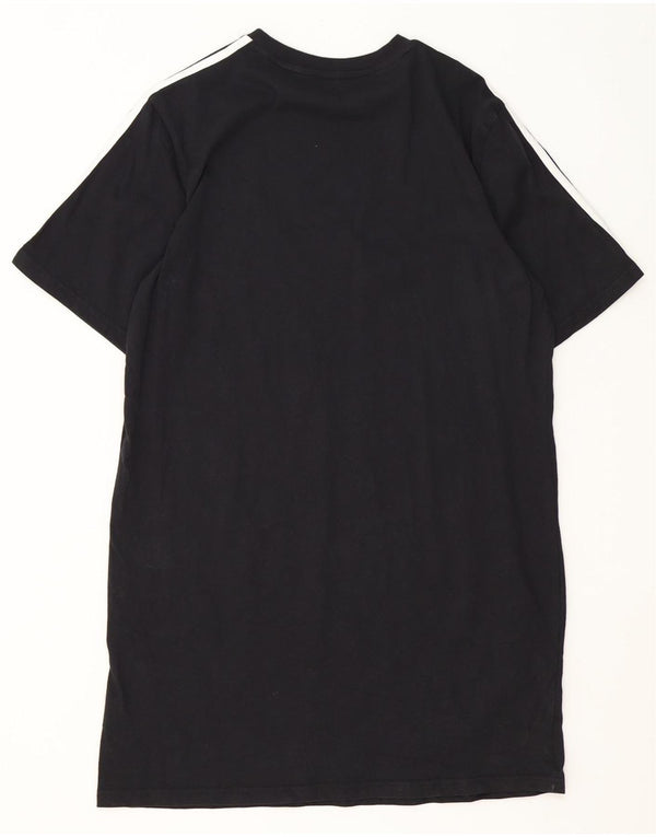 Rochie tricou Adidas pentru femei UK 12/14 Medium Black Bumbac