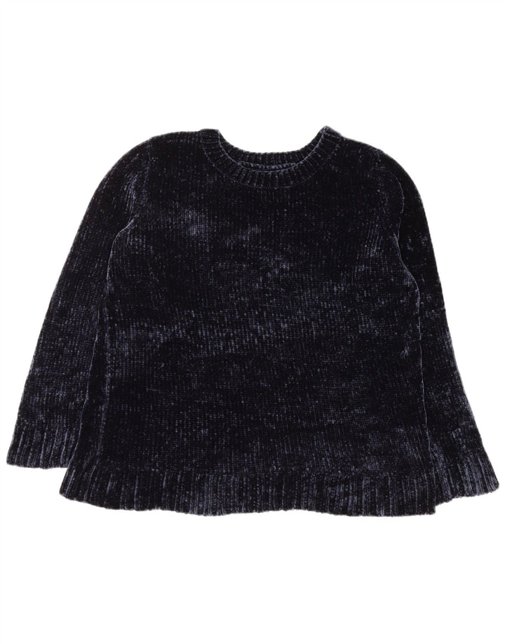 Pulover ORVIS pentru femei cu decolteu triplu UK 16 Poliester mare bleumarin