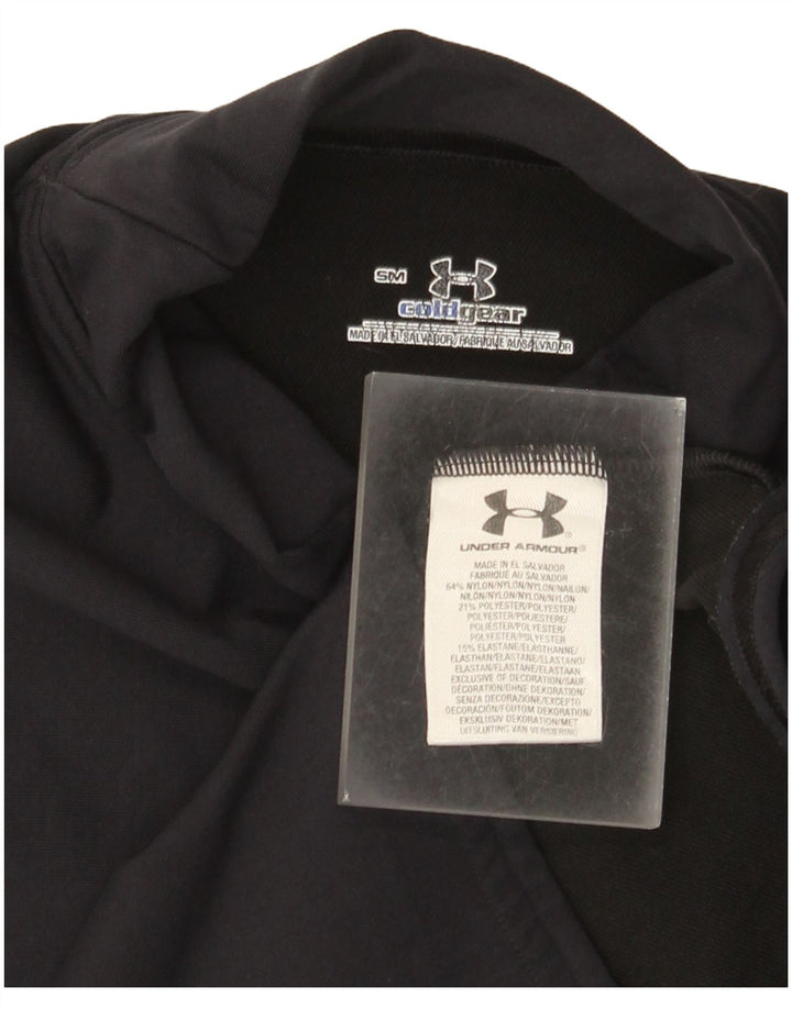 Under Armour Cold Gear Top cu mânecă lungă pentru femei UK 8 Small Black Nylon