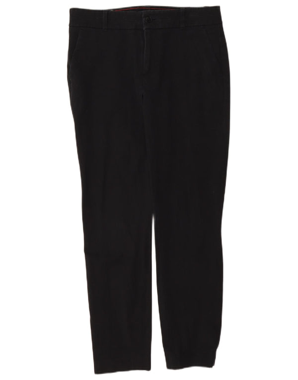 Pantaloni chino drepți pentru femei Tommy Hilfiger US 2 XS W25 L27 bleumarin