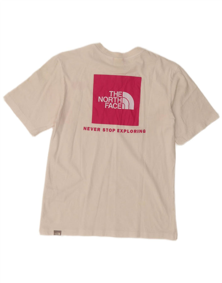 Tricou grafic pentru femei THE NORTH FACE Top UK 6 XS Bumbac alb