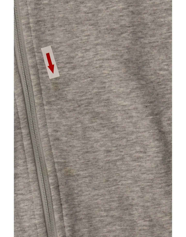 Pulover Puma pentru bărbați, cu fermoar, XL, bumbac gri