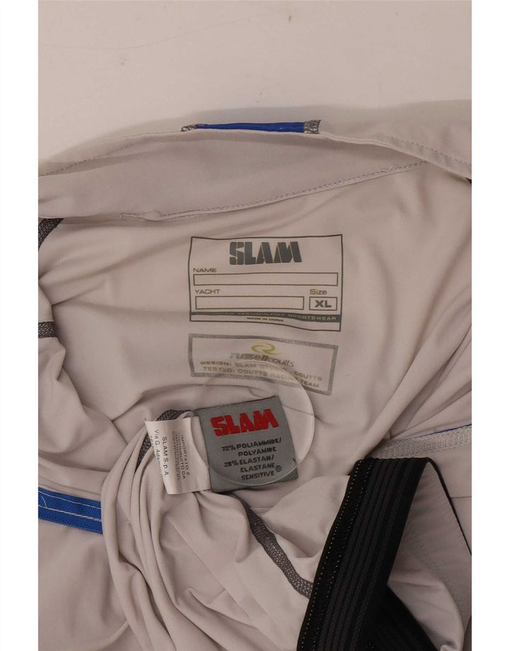 Trening Slam pentru bărbați, cu fermoar, cu gât, XL, poliamidă color bloc