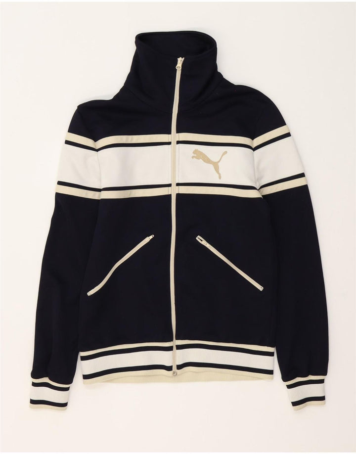 Jachetă de trening pentru bărbați PUMA XS, albastru marin, color block
