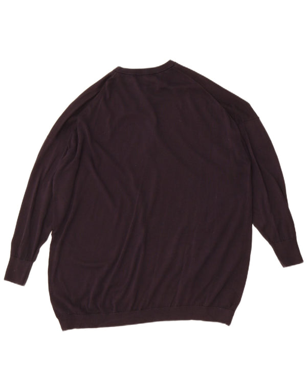 Pulover supradimensionat pentru femei Zara, cu gâtul turn, UK 6 XS, bleumarin