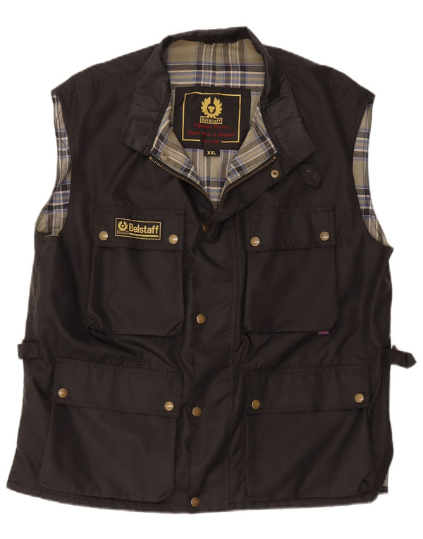 Gilet pentru bărbați Belstaff Utility UK 44 2XL Nylon negru