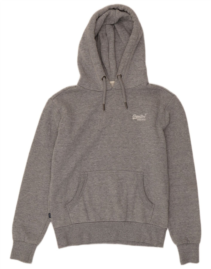Pulover Superdry pentru bărbați, bumbac cu pete mici, gri