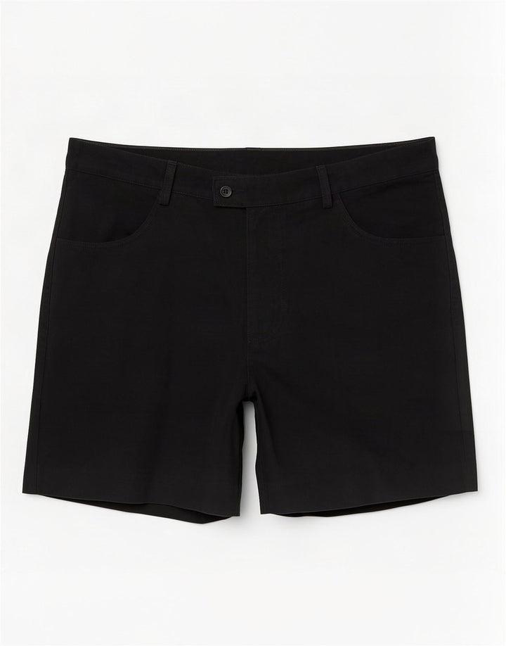 Pantaloni scurți casual Farah pentru bărbați, cu tăiere clasică, W38 XL, negru