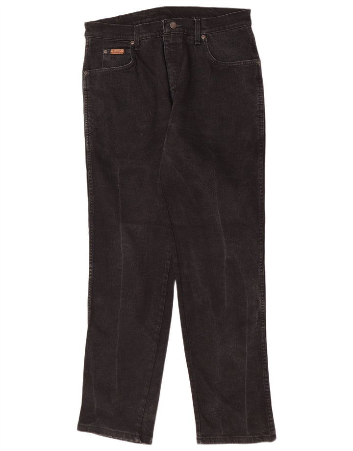 Blugi conici pentru bărbați Wrangler W32 L32 negri